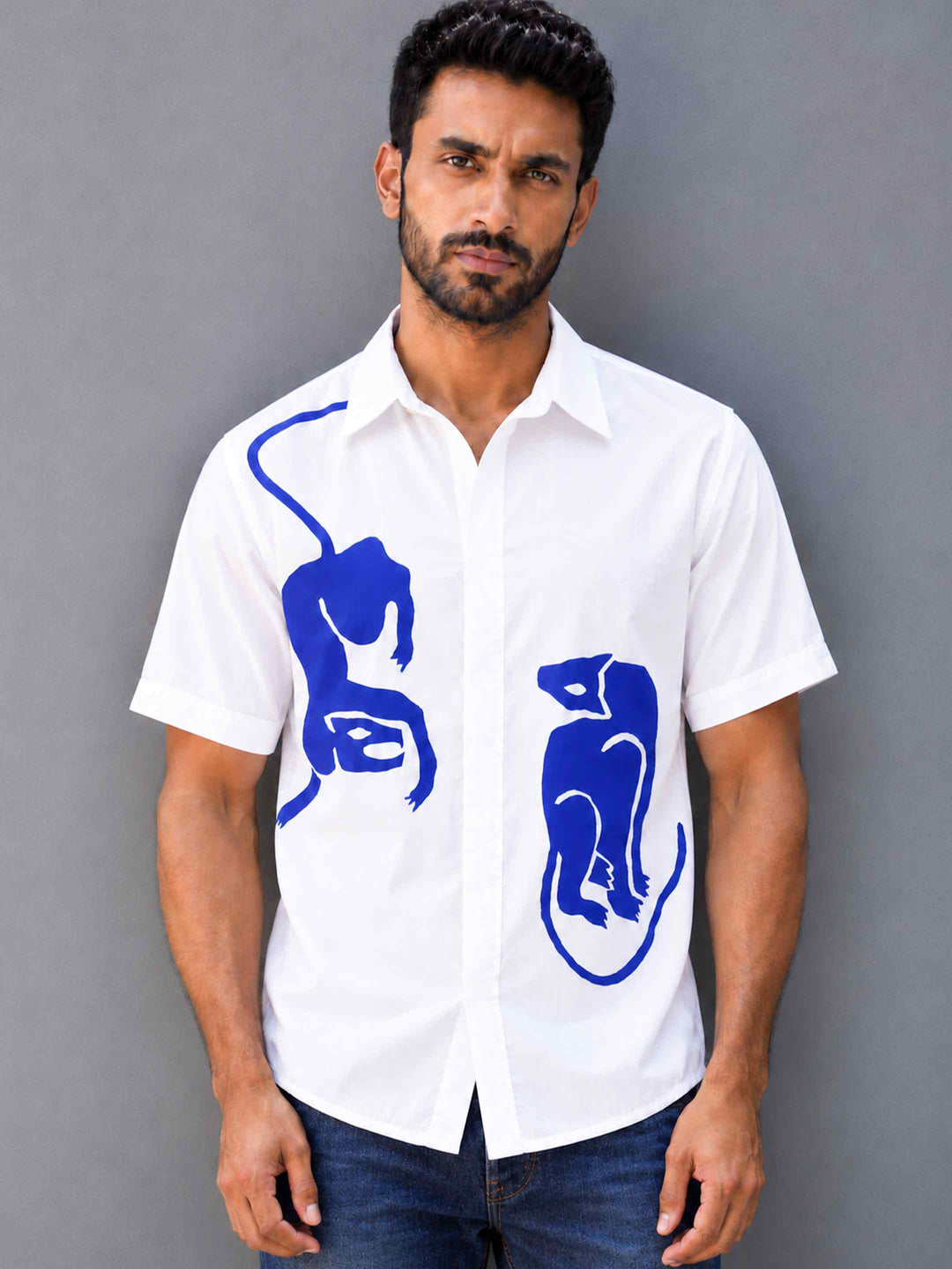 Cobalt Graphic Shirt