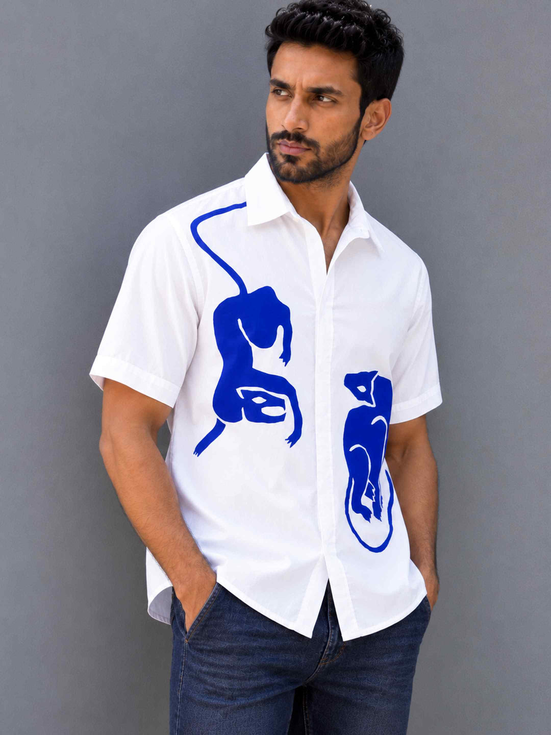 Cobalt Graphic Shirt