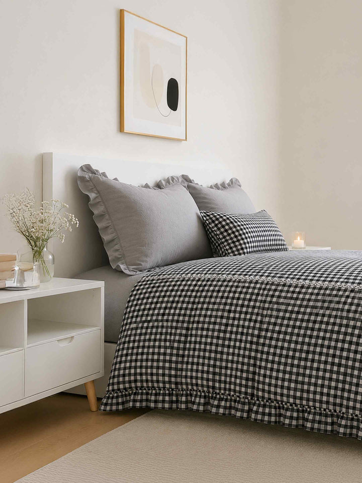 Gingham Duvet Set