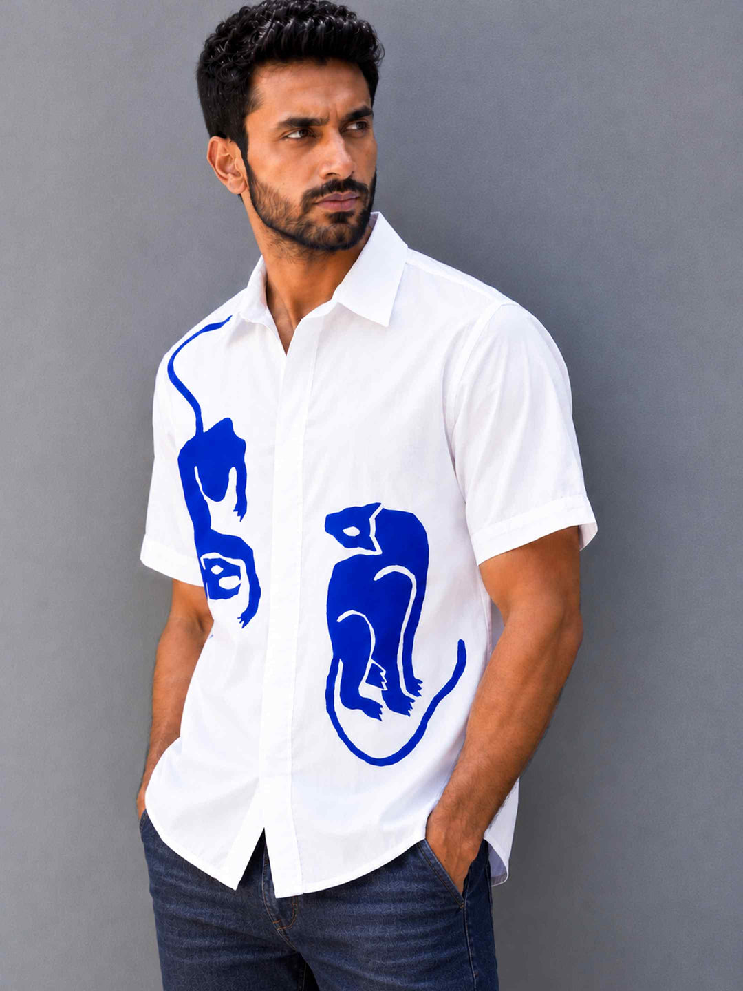 Cobalt Graphic Shirt