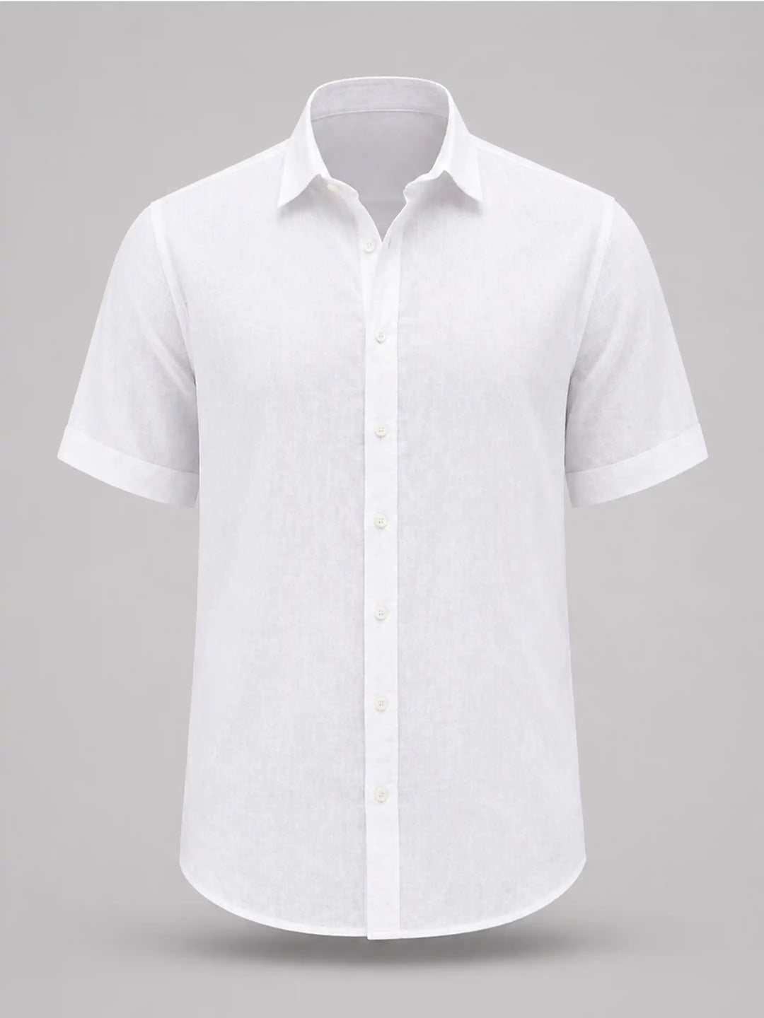 Half Sleeves Shirt - White