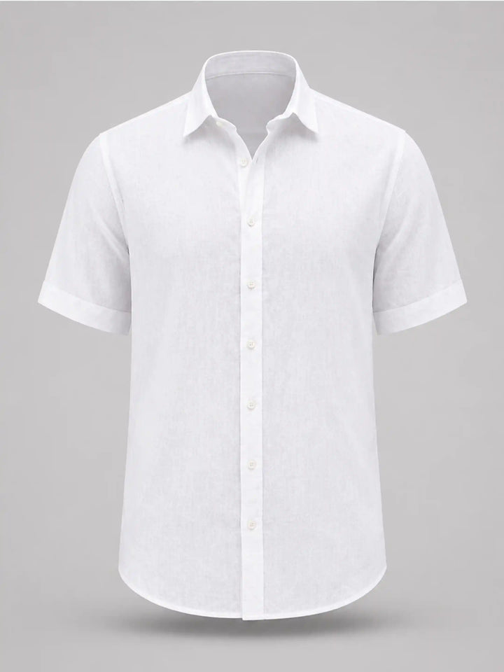 Half Sleeves Shirt - White