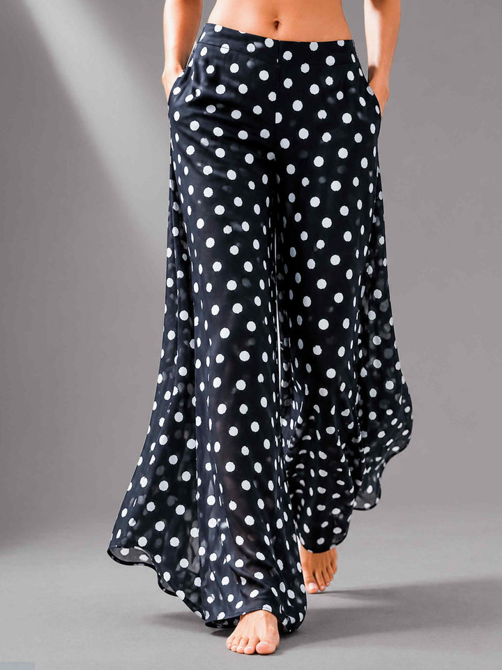 Brushed Polka Pants