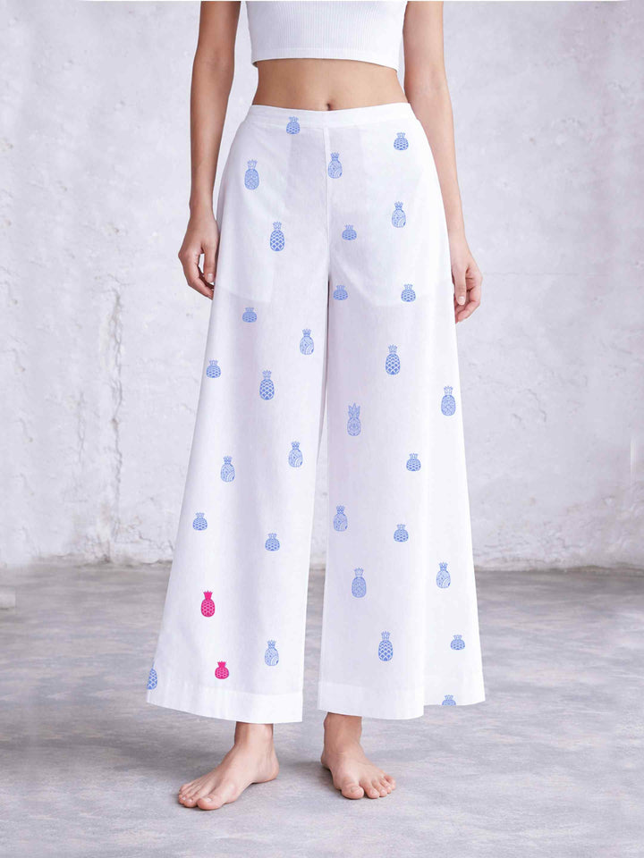 Pineapple Pop Pants - Blue