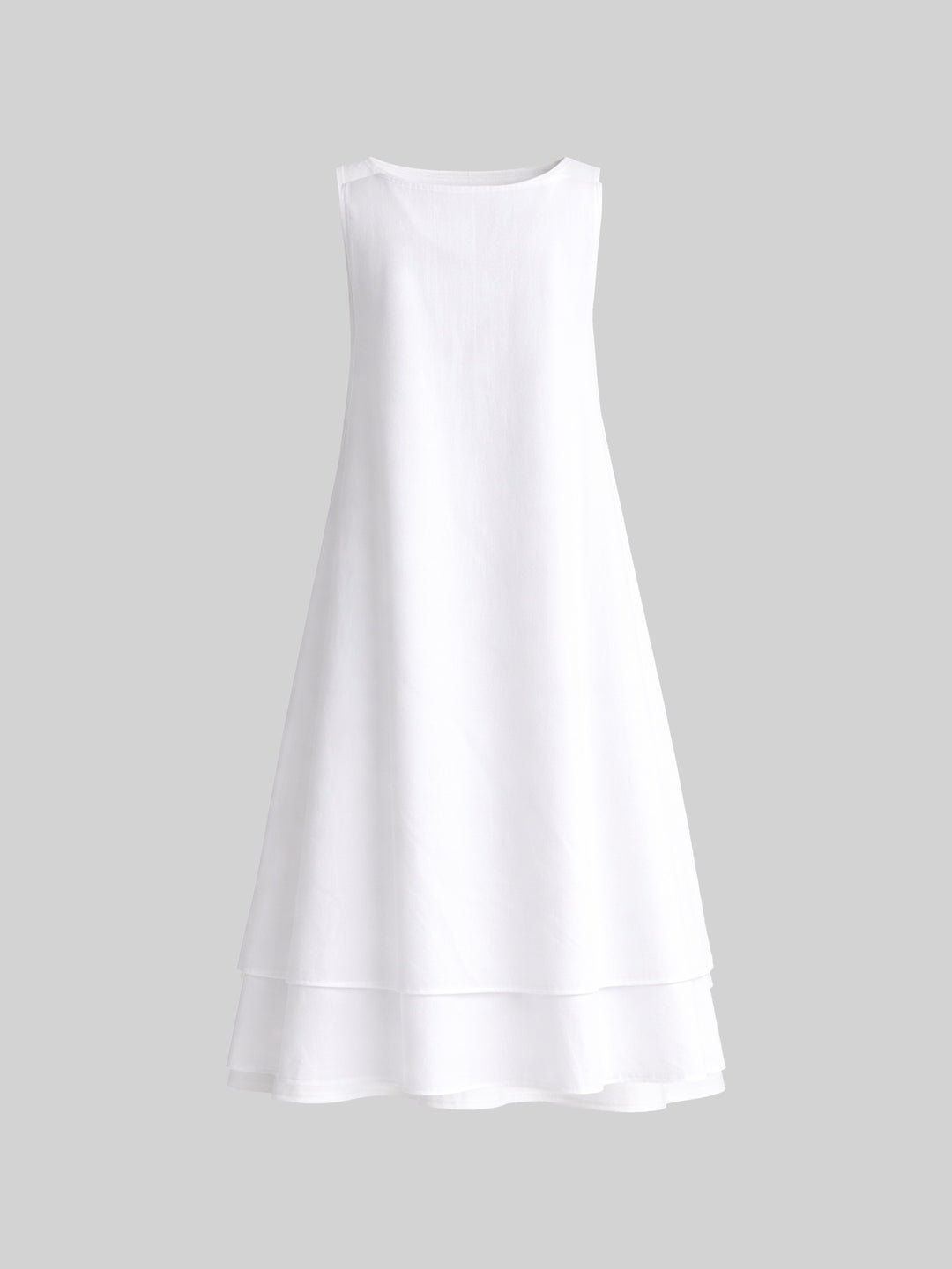 Noir Flow Dress - White