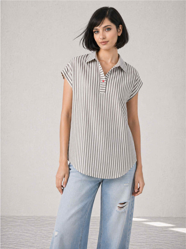 Salt Stripe Top