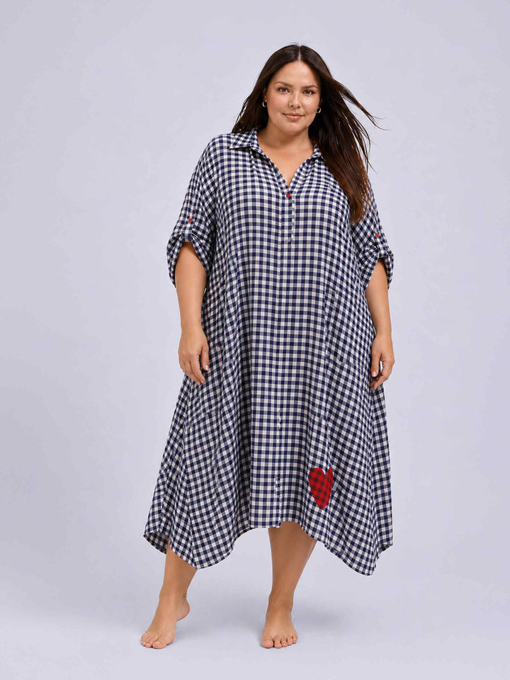Hearts Check Dress