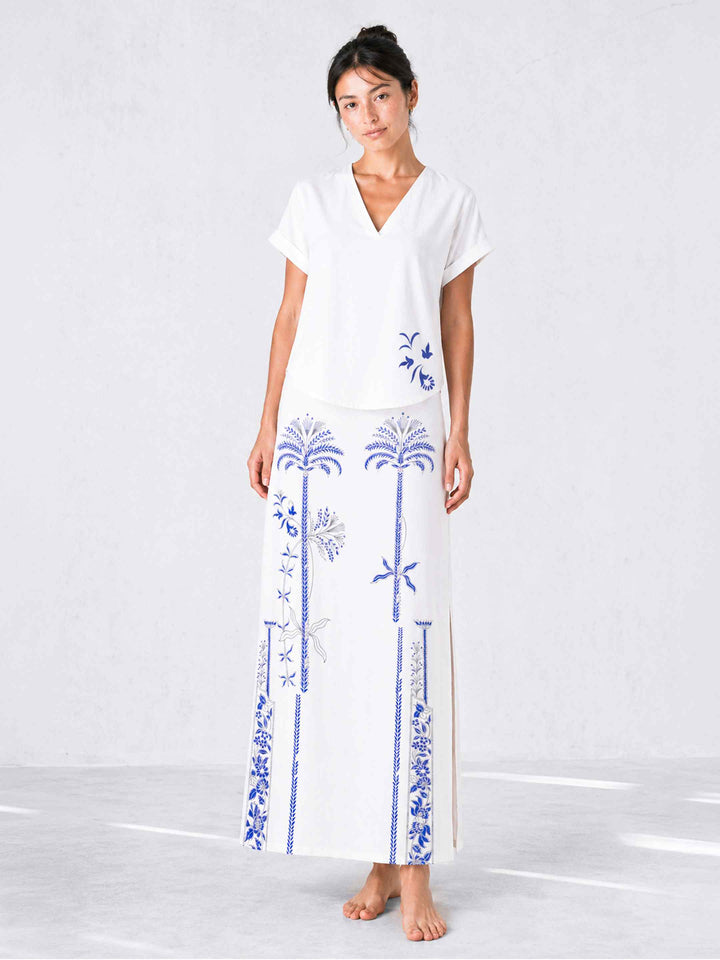 Coastal Palm Skirt