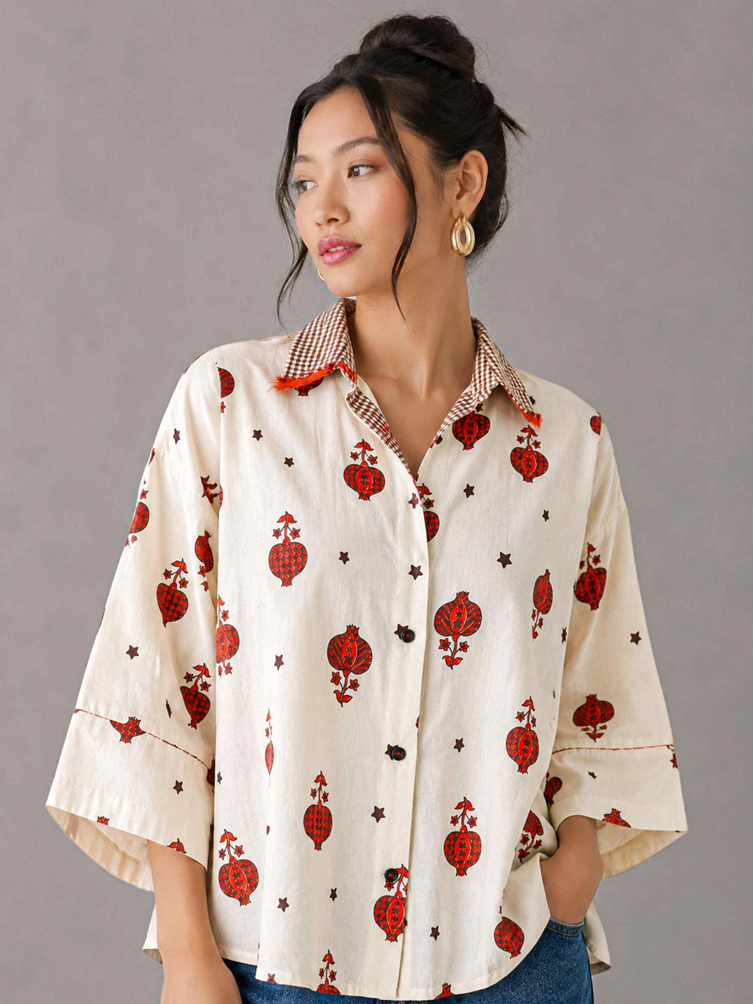 Anardaani Top - Buttoned Down