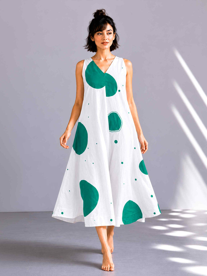 Moon Dot - Emerald Green