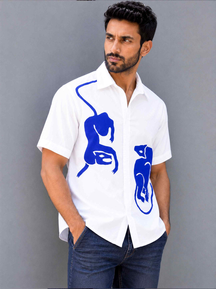 Cobalt Graphic Shirt