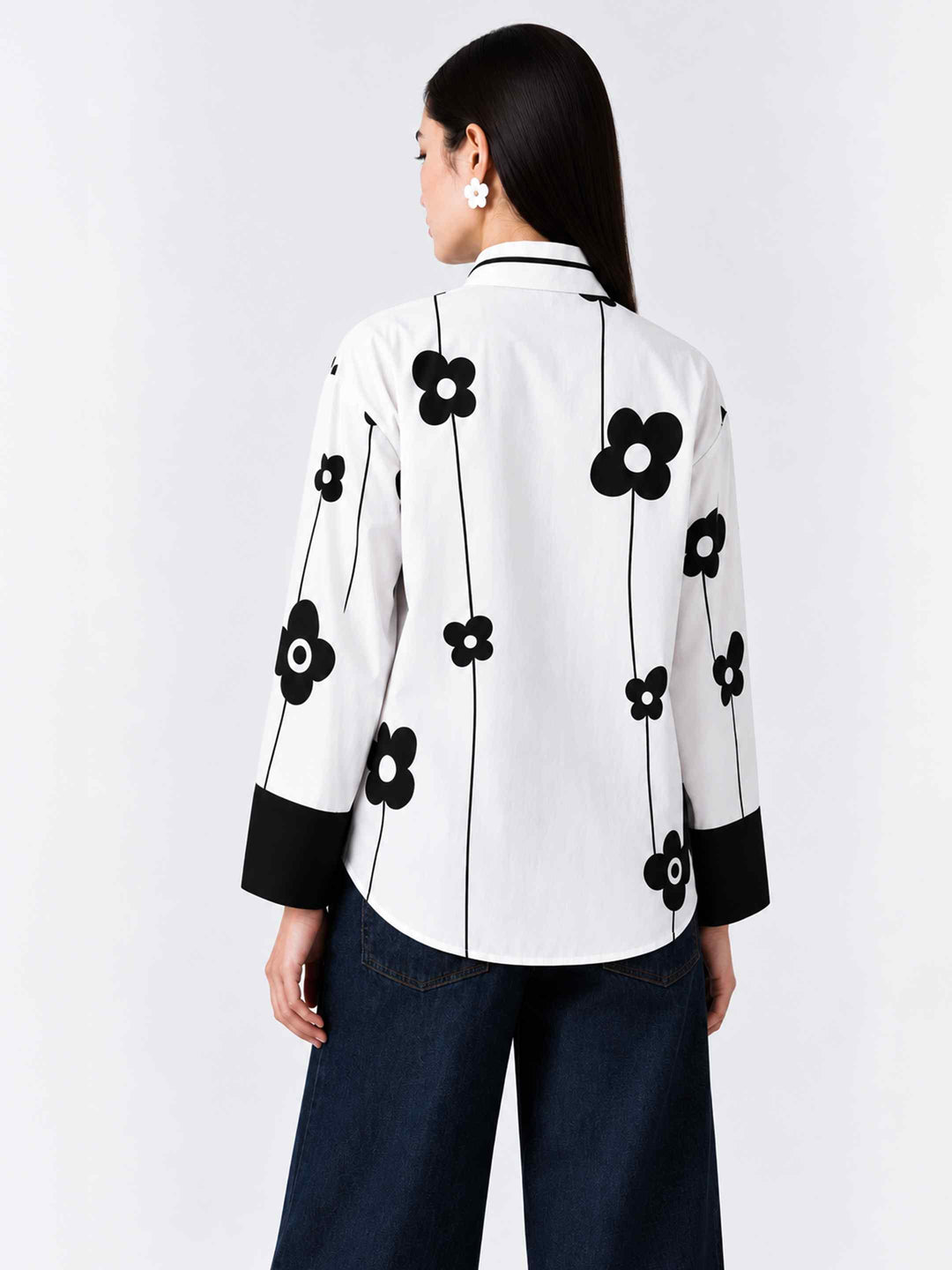 Retro Side Placket Shirt