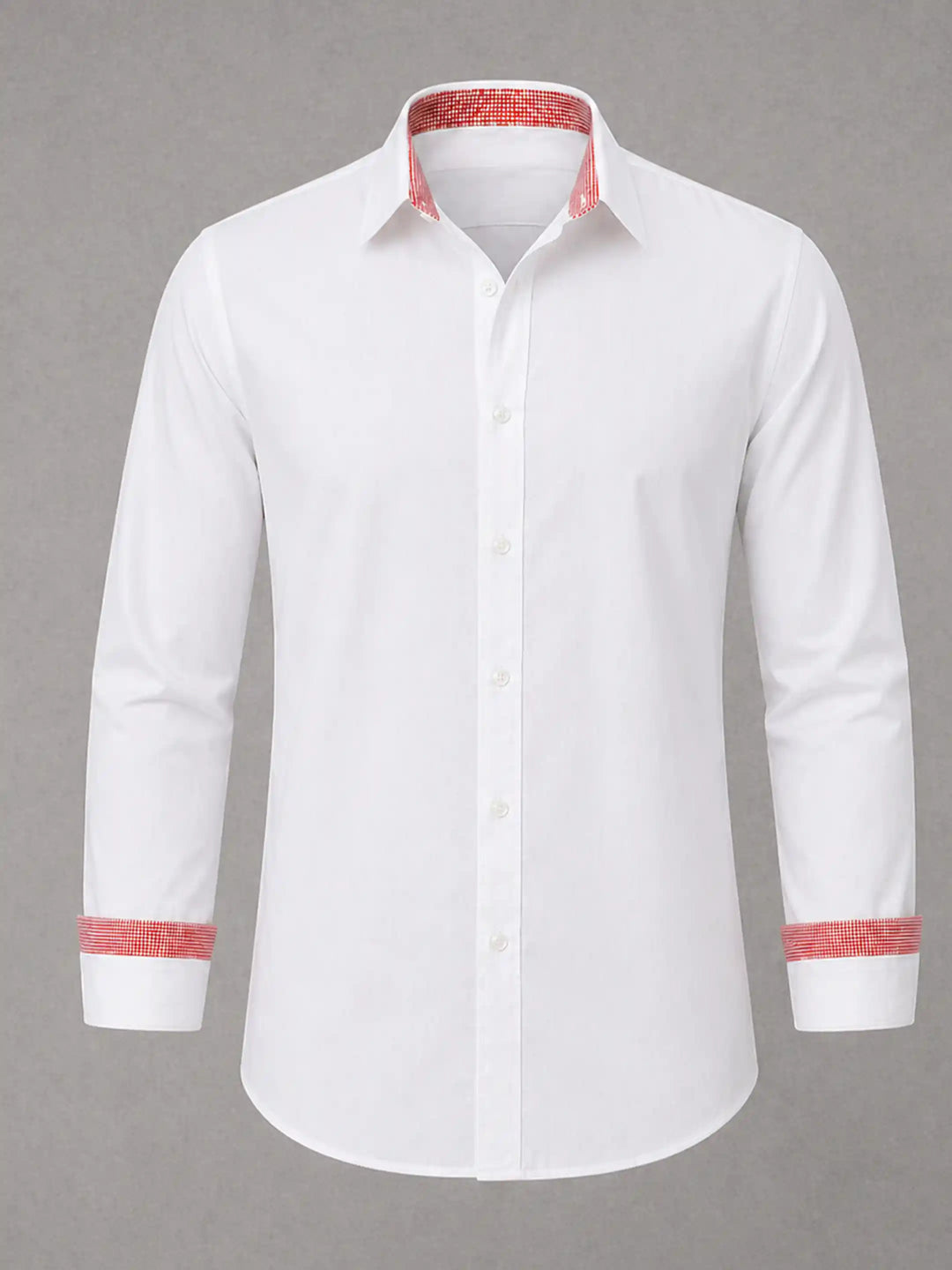 Aveir Shirt - White with Red