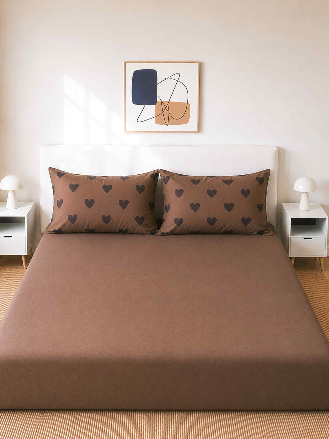 Mocha Coffee Bedsheet Set