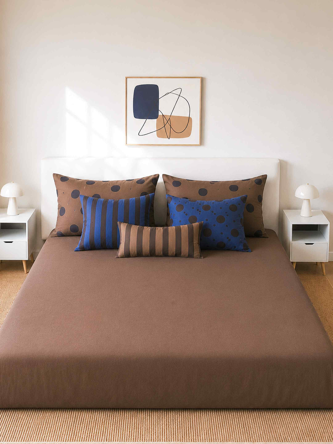 Mocha Coffee Bedsheet Set