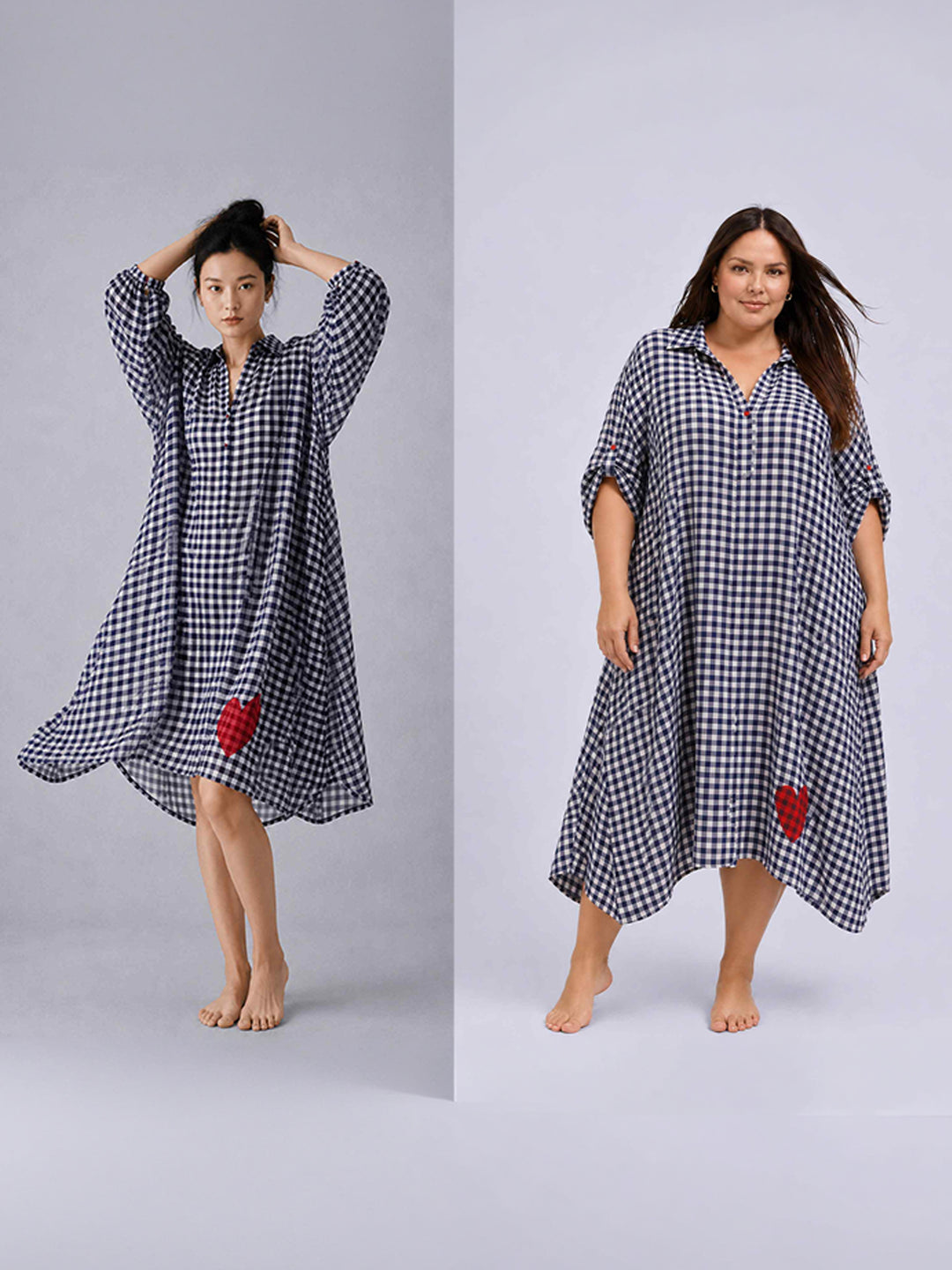 Hearts Check Dress