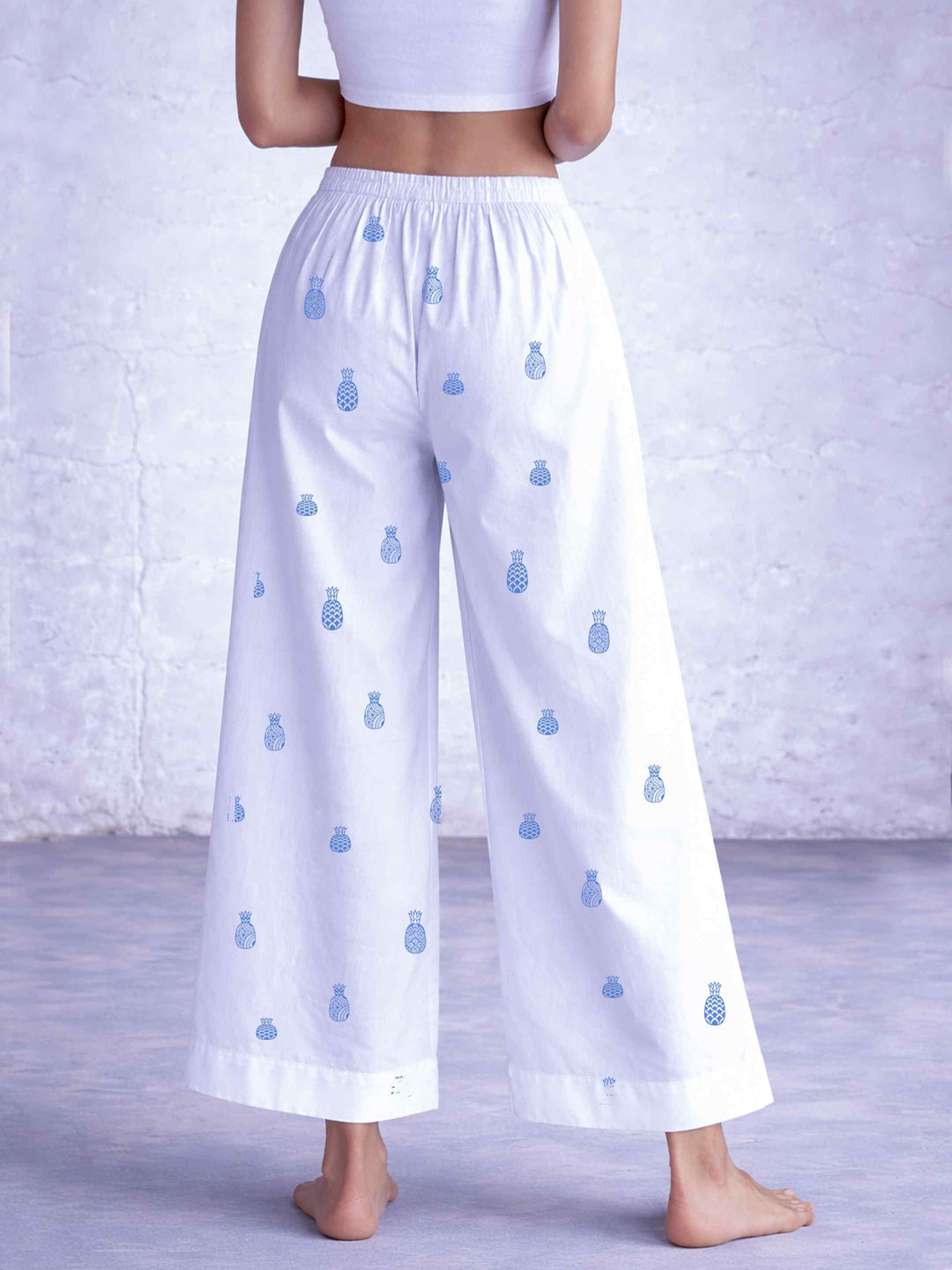 Pineapple Pop Pants - Blue