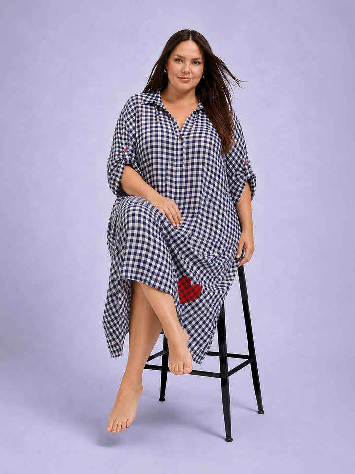 Hearts Check Dress