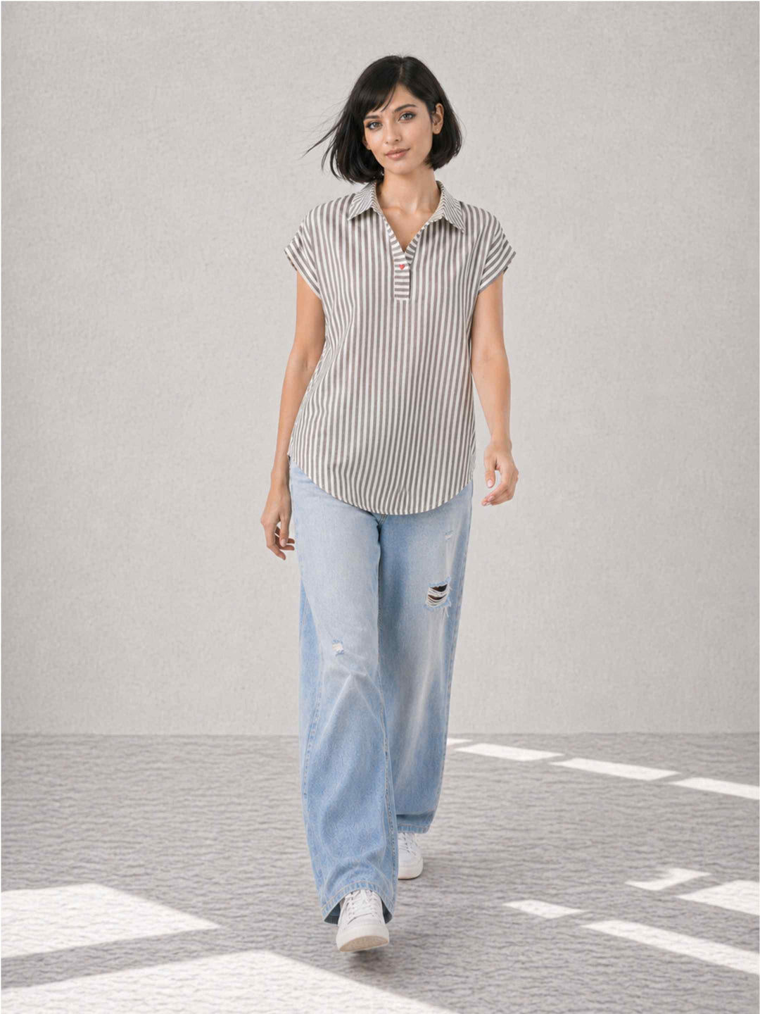 Salt Stripe Top