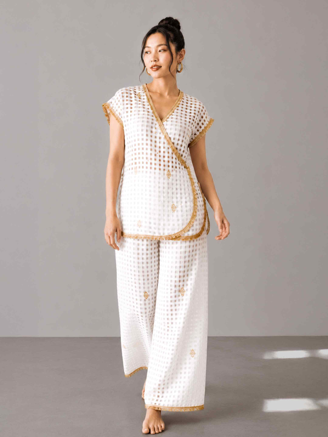 Ivory Gota Co-ord Set