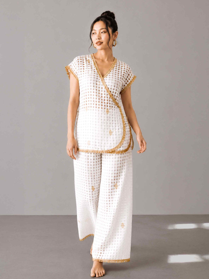 Ivory Gota Co-ord Set