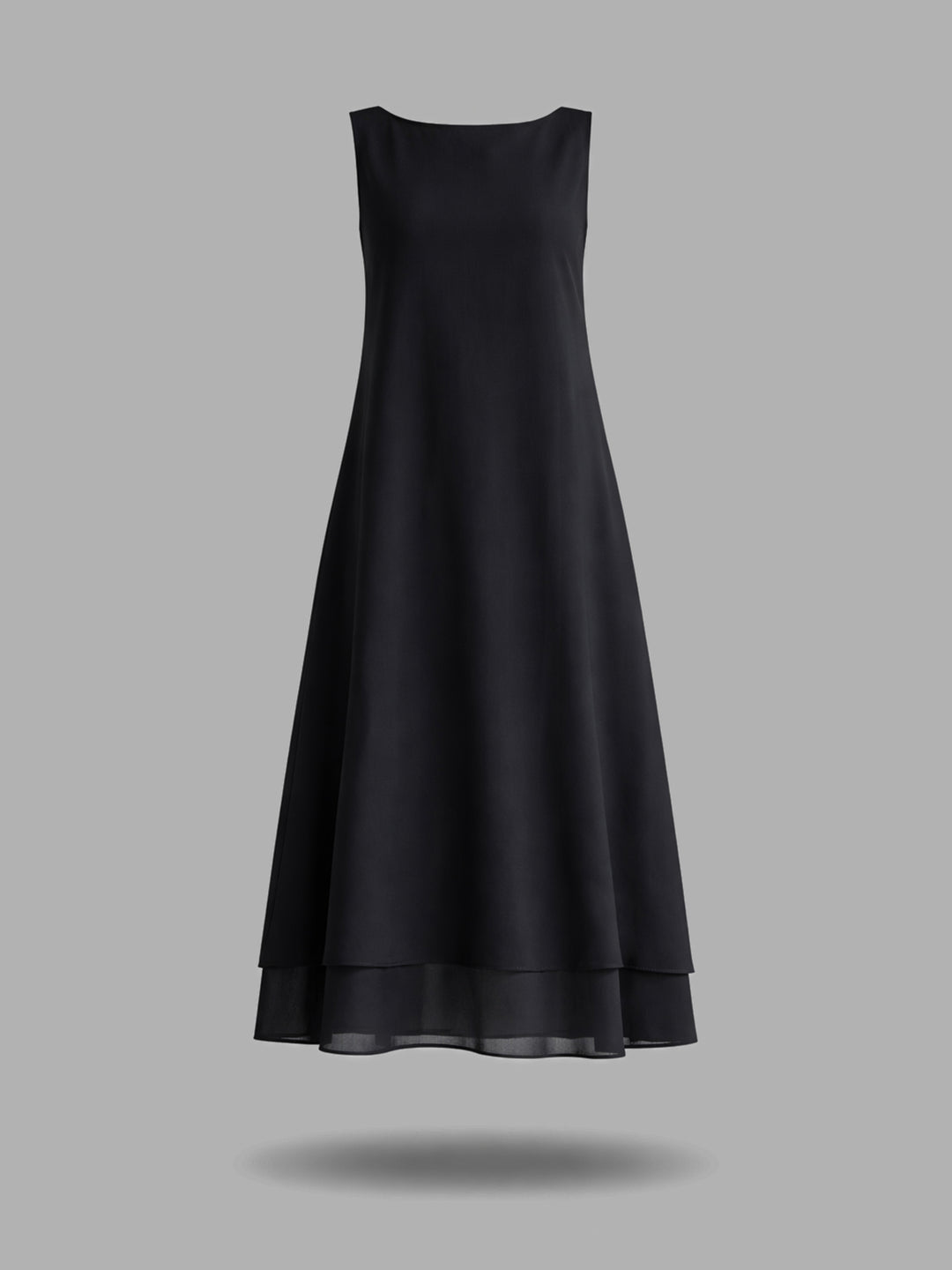Noir Flow Dress - Black