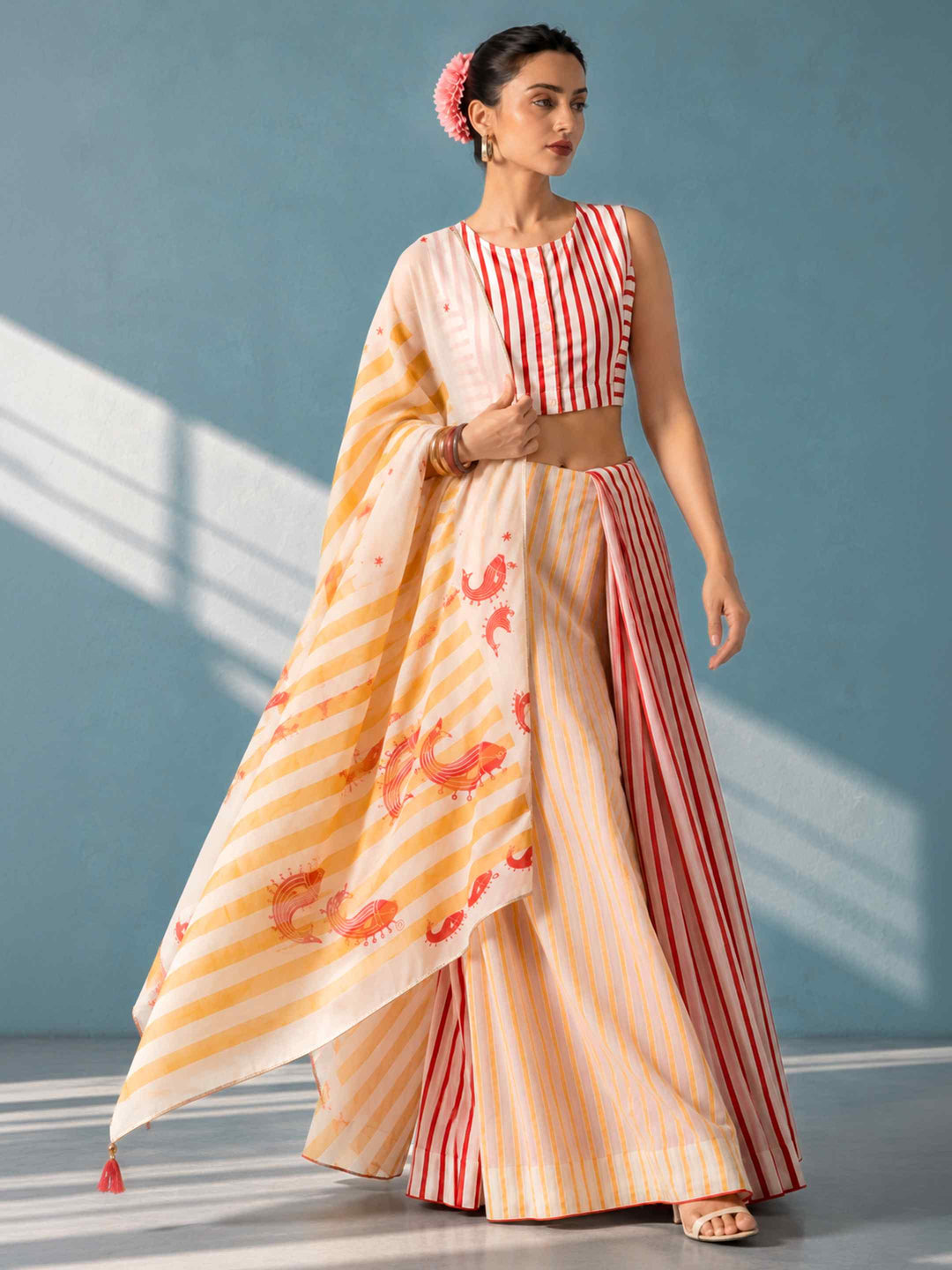 Rangmoti Mekhela Chador Saree