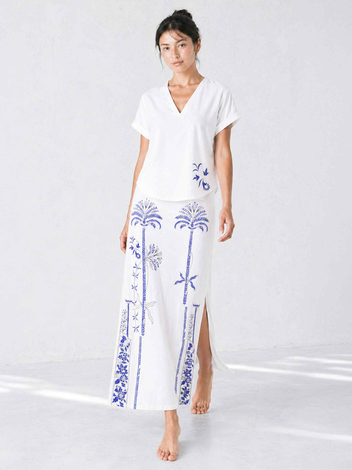 Coastal Palm Skirt