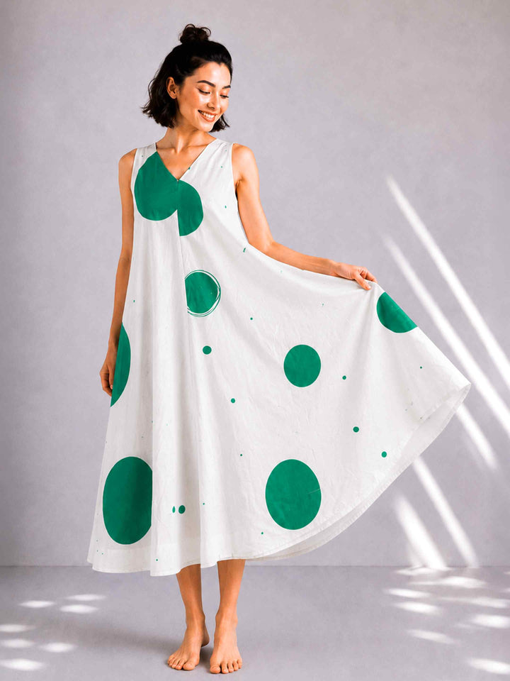 Moon Dot - Emerald Green