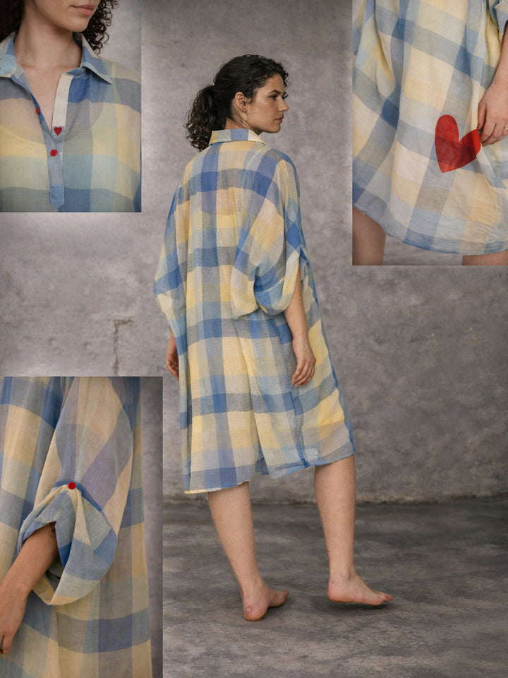 Meadow Check Dress
