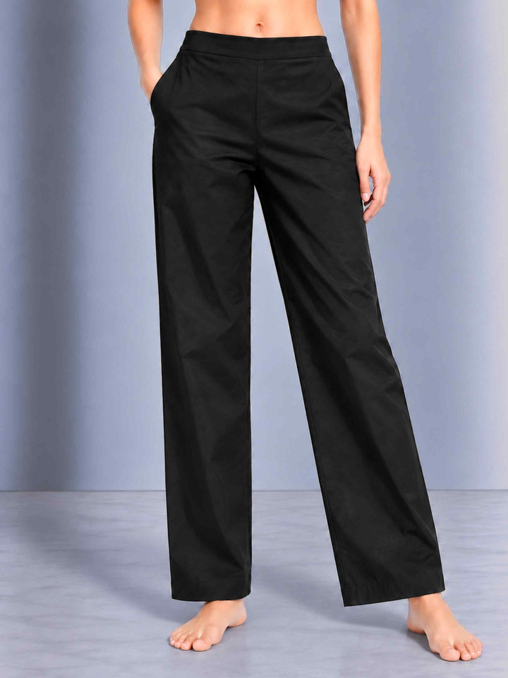 Straight Pants - Black