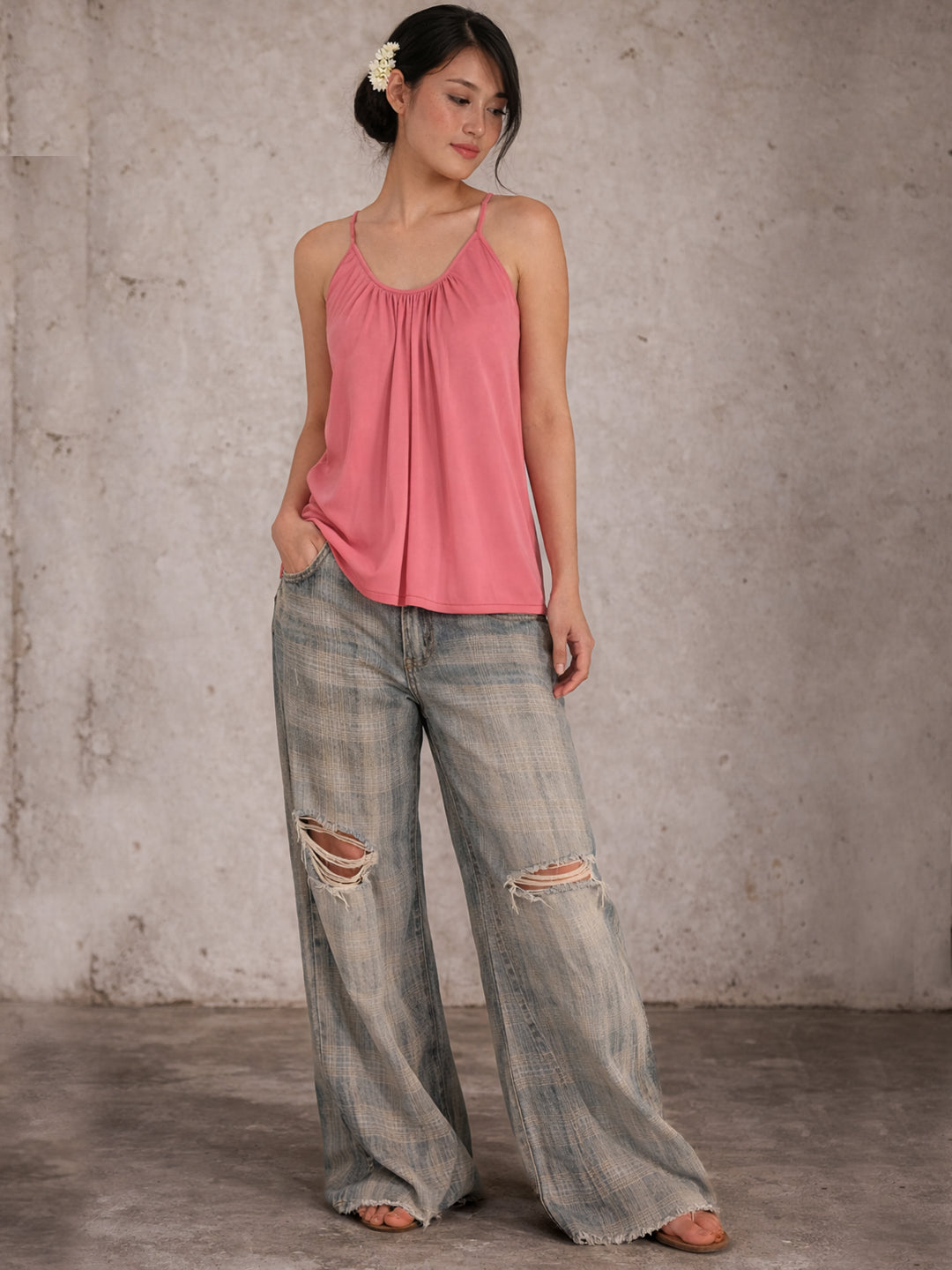 Petal Strap Top