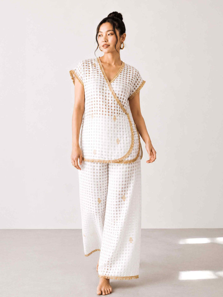 Ivory Gota Co-ord Set