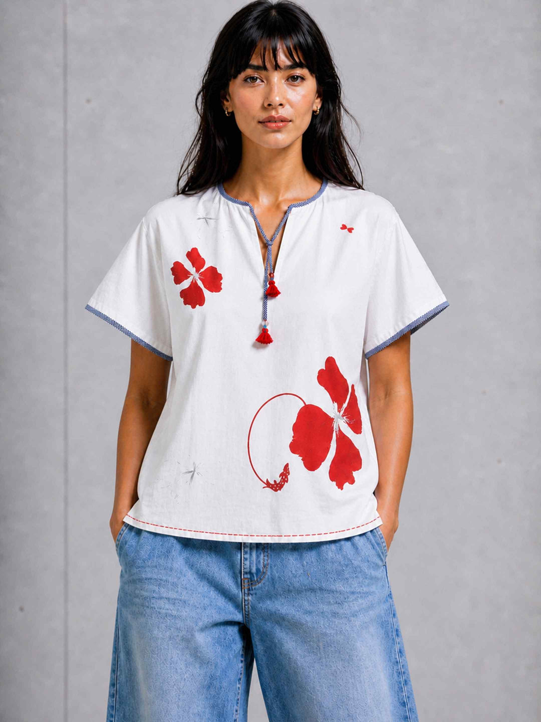 White Petal Top