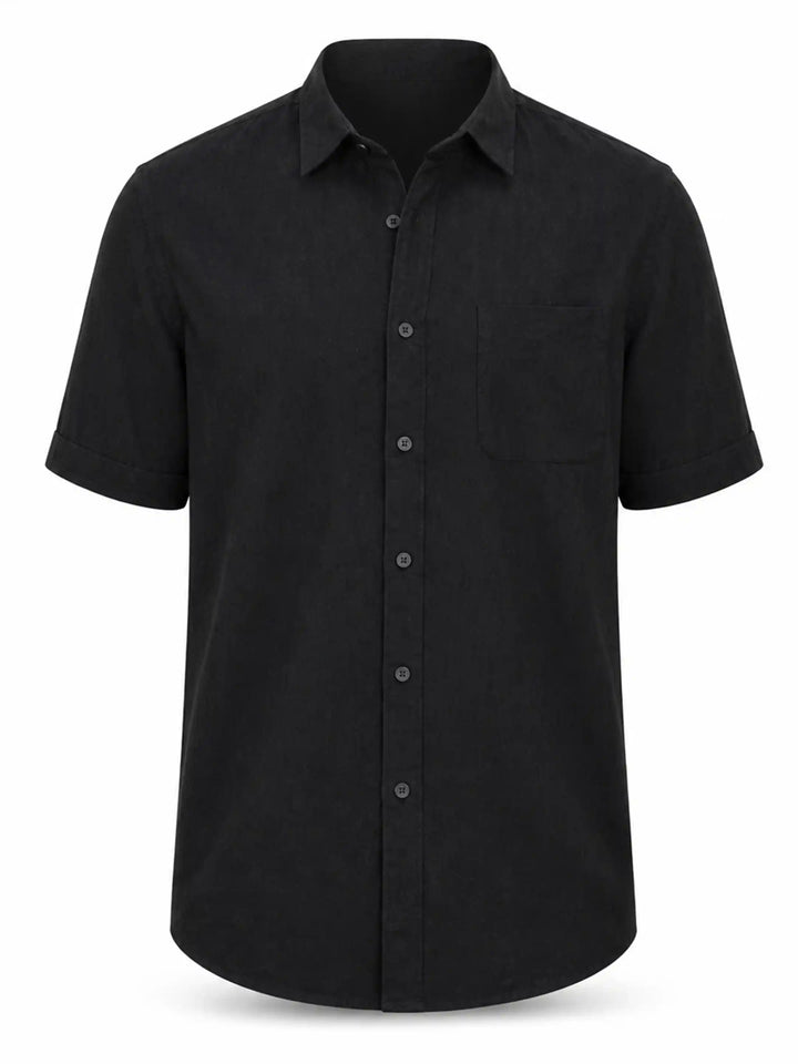 Half Sleeves Shirt - Black