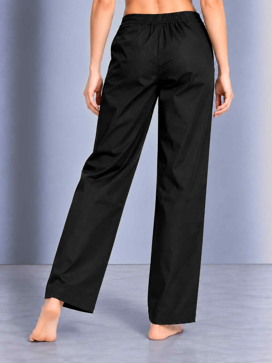 Straight Pants - Black