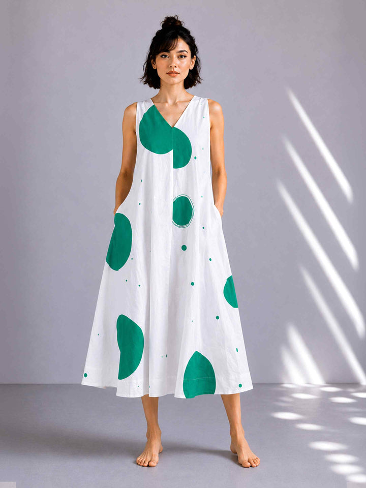 Moon Dot - Emerald Green