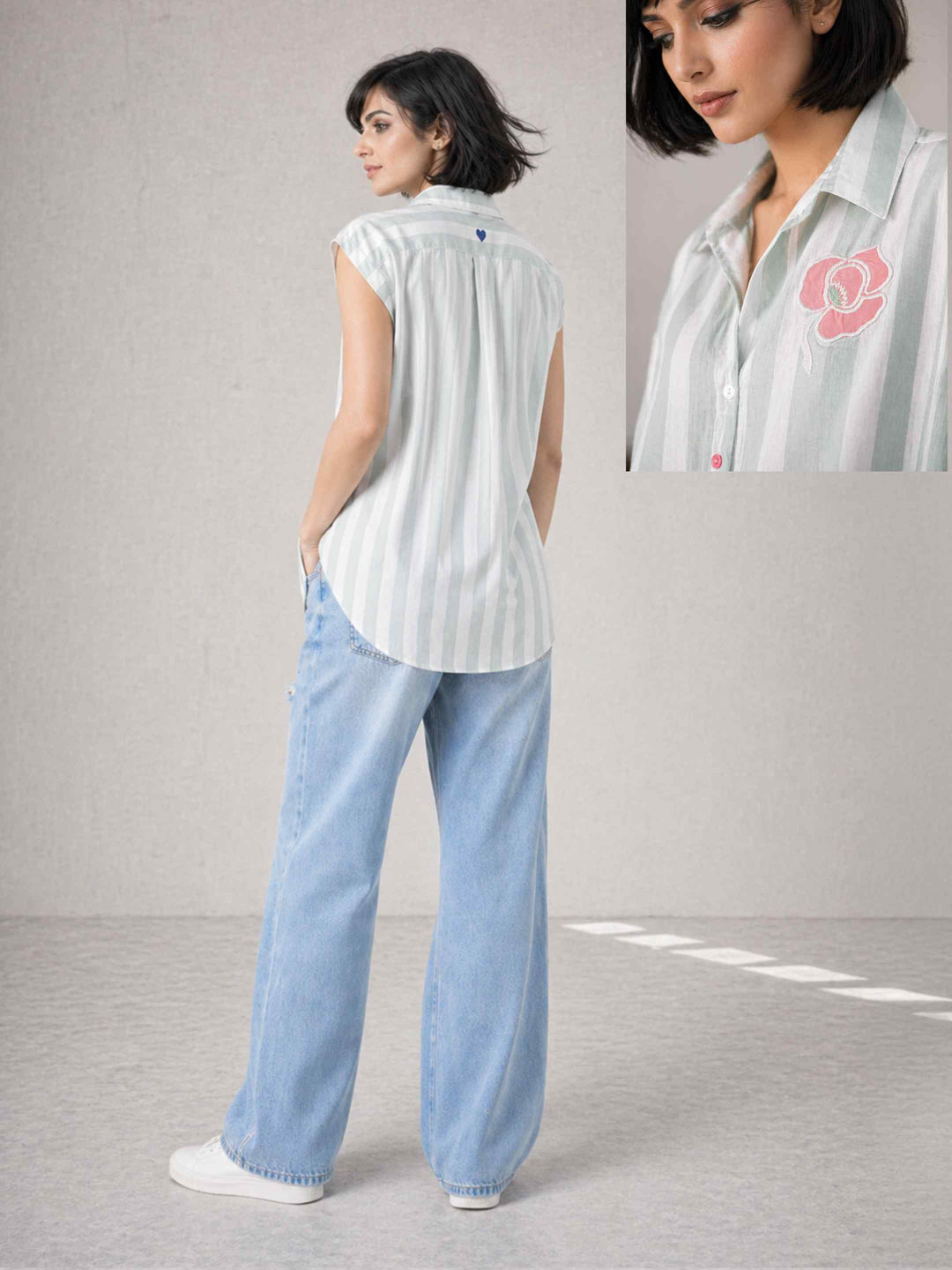 Bloom Stripe Top