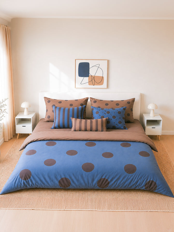 Blue Mocha Duvet Set