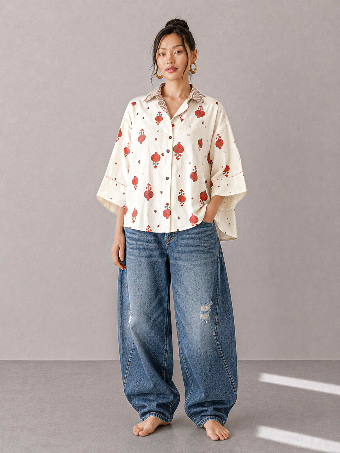 Anardaani Top - Buttoned Down