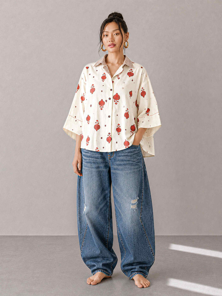 Anardaani Top - Buttoned Down