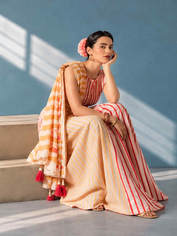 Rangmoti Mekhela Chador Saree