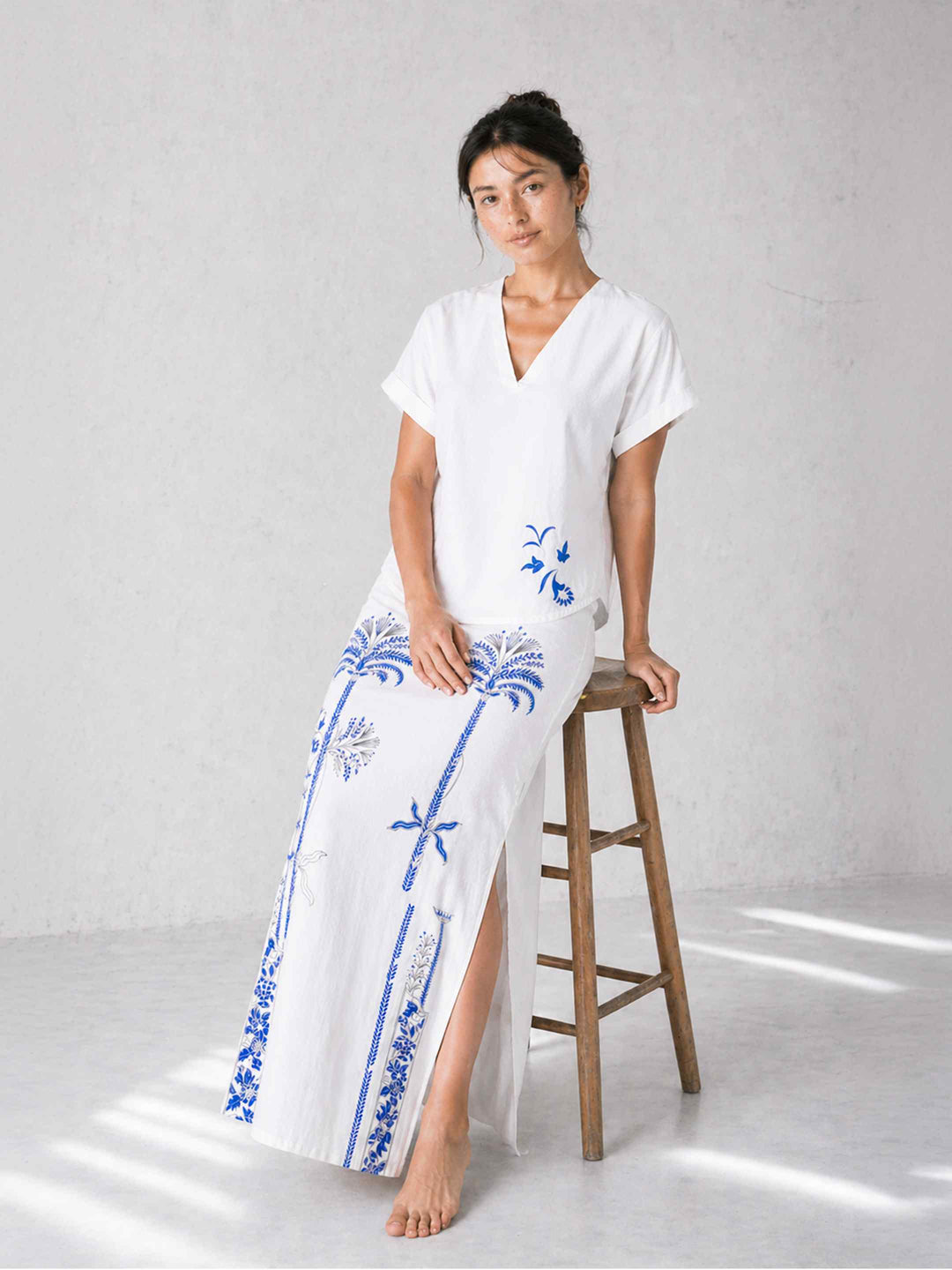 Coastal Palm Skirt