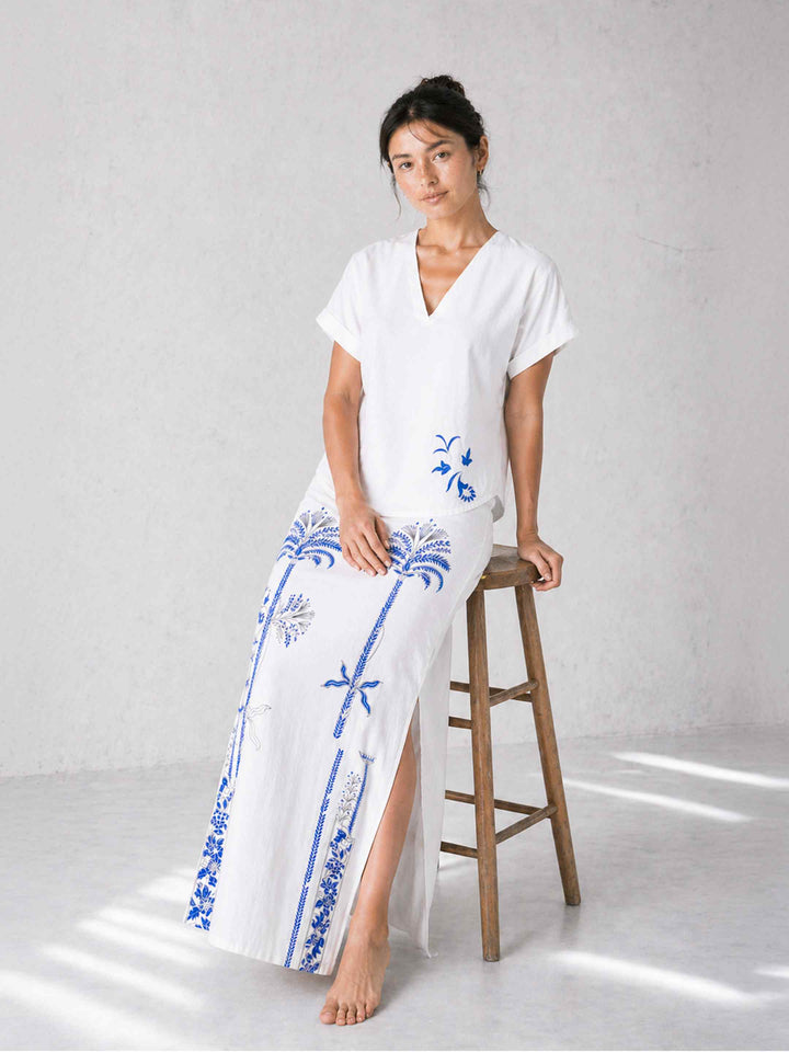 Coastal Palm Skirt