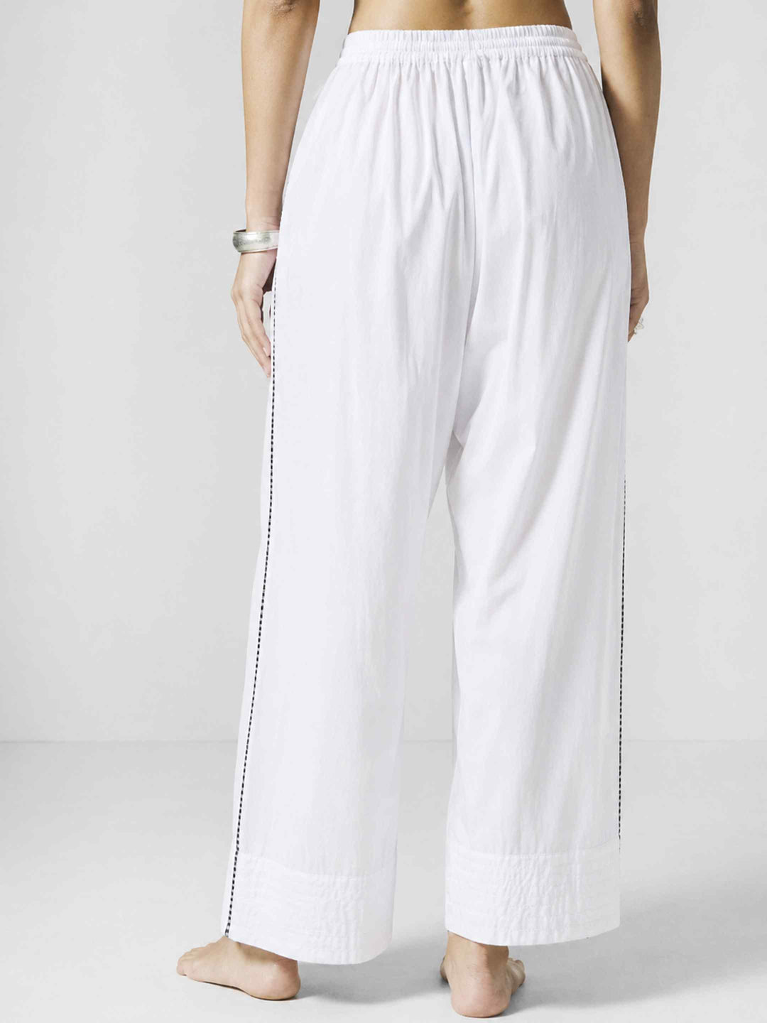 Heart Pants - White