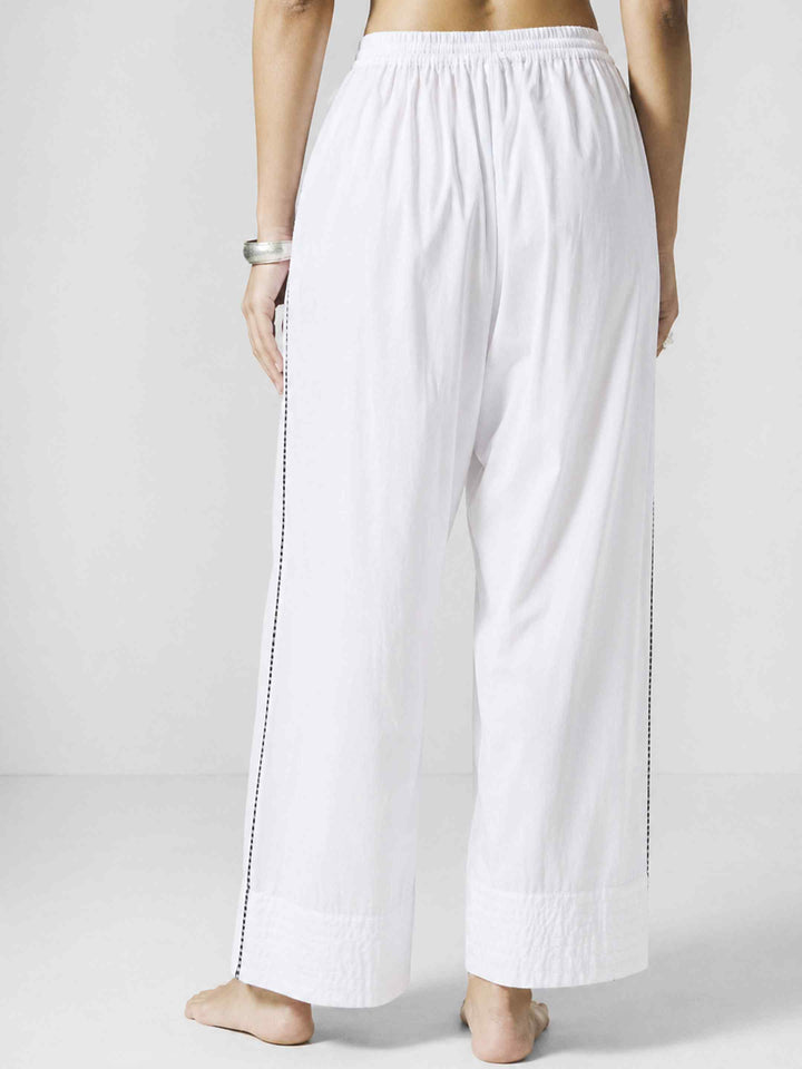 Heart Pants - White