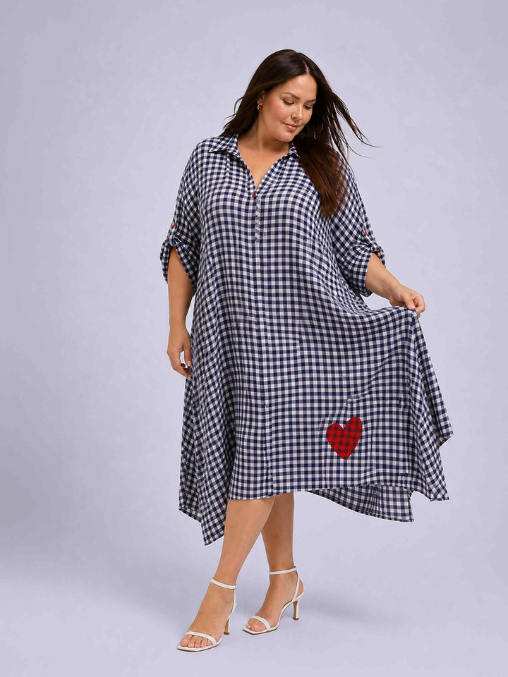 Hearts Check Dress