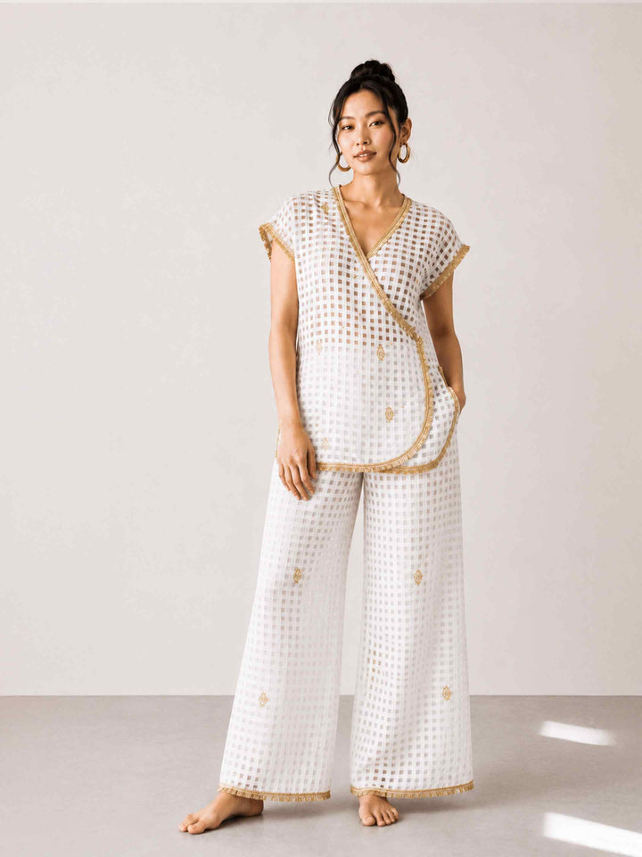 Ivory Gota Co-ord Set