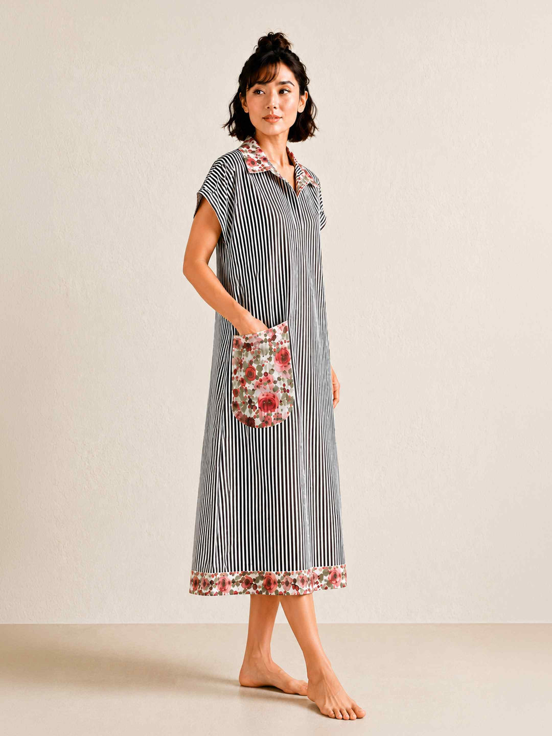 Black Stripe Dress