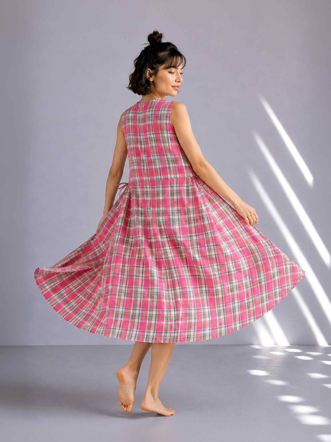 Pink Parrot Dress